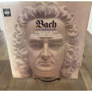 J.S. Bach Fernando Valenti Recital 360-Stereo Album - collectible Vinyl- Classic
